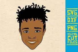Unique afro gum stickers designed and sold by artists. Black Boy With Dreadlocks Graphic By Svgyeahyouknowme Creative Fabrica
