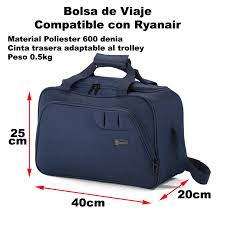 Bolso De 40 Cm X 20 Cm X 25 Cm Benzi Bolsa De Viaje Bz5410 Equipaje De Mano Ryanair 40x25x20cm