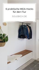 6 Praktische Ikea Hacks Fur Den Flur Foto Houseno8 Solebich Flur Ikea Ikeahack Garderobe Ikea Ikea Diy Ikea Hacks