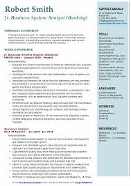 Jr Business Analyst Resume Samples Qwikresume