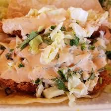 Dip into beer batter, letting excess batter drip back into bowl. Fish Tacos With Beer Battered Fish And Chipotle Sauce With Lots Of Fresh Lettuce Picture Of Mexican Street Tacos Twentynine Palms Tripadvisor