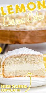 Y menu item contains this specific allergen (includes all cooking sauces, condiments and fixed accompaniments). Copycat Olive Garden Lemon Cream Cake Easy Budget Recipes