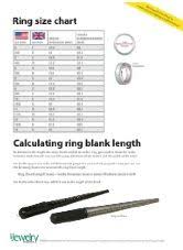 Ring Size Chart Free Pdf Download Find Standard U S And