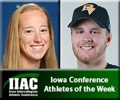 Luther's McCay, Buena Vista's Ringblom Named IIAC Athletes of the Week