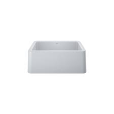 It can be an overwhelming process. Blanco Ikon 27 Single Bowl Farmhouse Kitchen Sink Silgranit White The Home Depot Canada