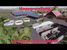 ls19 mapvorstellung untergriesbach update ls19 untergriesbach ls19 maps untergriesbach map ls19 youtube in 2021 youtube bunker felder