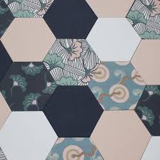 Single Featured Tile Image Of Good Vibes Fanfare A 5 6 By 6 4 Porcelain Tile For Residential Floors Made By European Tile Patterns Porcelain Tile Feature Tiles