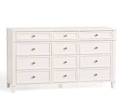 Clara Extra Wide Dresser Sky White Pottery Barn In 2020 Extra Wide Dresser Wide Dresser Dresser Sets