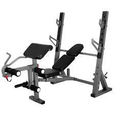 Xmark Olympic Bench With Leg And Preacher Curl Att