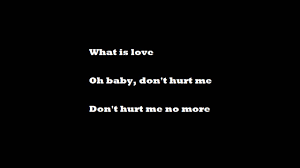 What Is Love Haddaway Lyrics Youtube