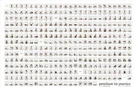 Amazon Com Penchant For Practice Yoga Poster With Darren Rhodes Yoga Pose Poster Yoga Poses Chart Yoga Poster Anusara Yoga