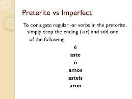 Preterite Vs Imperfect Ppt Video Online Download