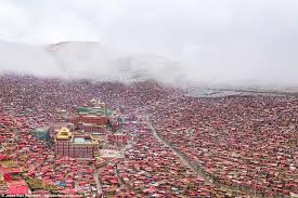 Tibetan village where monks study Buddhism captured in images by Jesse Earl  Rockwell