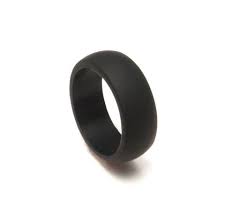 Men S Black Active Lifestyle Wedding Band Silicone Wedding Rings Firefighter Wedding Wedding Bands