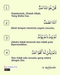 Surat al ikhlas dan artinya bacaan surat surat pen. Tafsir Surah Al Ikhlas