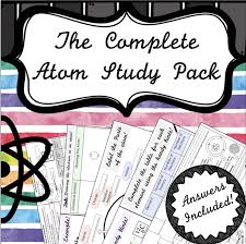 Atoms And Elements Lesson Worksheets Chemistry Teacher Student Studying School Resources