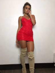 Sommer Ray Sommerrayy Twitter Bodycon Dress Red Dress Fashion
