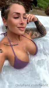 Fwbrit Teases With Her Round Tits In Purple Top | PimpBunny