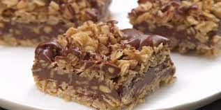 Delicious Chocolate Oatmeal Peanut Butter Bars Recipe Kitchen Tips And Crafts Peanut Butter Bars Recipe Chocolate Oats Desserts