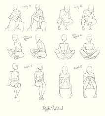 March Practice 2 Sit Differently By Azizlaswiftwind Drawing Reference Poses Art Reference Poses Drawing People