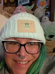 Too hot for the beanie but I love it!