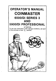 There is a lot to learn, but once learned, you'll find most anything and everything you want. White S Coinmaster 6000 Di Series 3 Operator S Manual Pdf Download Manualslib