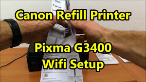 If you do not have the installation cd. Canon Refill Printer Pixma G3000 G3400 Wifi Setup With Iphone6 Youtube