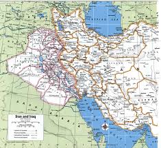 Иран атакует военные объекты сша в ираке. Administrativnaya Karta Iran Irak S Granicami Provincij Politicheskaya