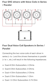 Fear not, though, for we have compiled wiring diagrams of several configurations for dual voice coil. Would This Work Diymobileaudio Com Car Stereo Forum