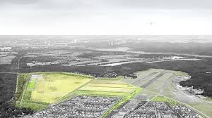 The berlin wall runs along the western side of the airfield. 3 Preis Parklandschaft Gatow Hochc Landschaftsarchitekten Landschaftsarchitektur Aus Berlin