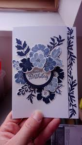 Choose from thousands of templates for every event: Lovely In Blue On White Greeting Cards Handmade Cards Handmade Homemade Birthday Cards