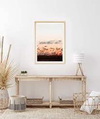 Pastel Beach Print Pink Beach Photograph Tropical Ocean Etsy Entryway Decor Coastal Decorating Living Room Decor