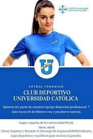 Católica de la sección fútbol/ecuador. Quier Club Deportivo Universidad Catolica Ecuador Oficial Facebook