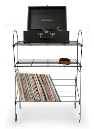 Minimalist Black Wire Record Player Stand Turntable Stand Record Player Stand Furniture