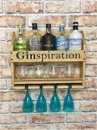 This home bar idea from jenniferbacksteininteriors is classic, sleek, and perfect for a nook in a kitchen or even standalone in a den or living space. Shed Ideas Cocktail Cabinet Gin Bar Gin Shelf
