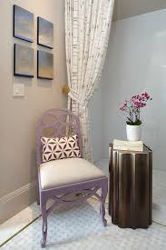 No contemporary bathroom design is complete without a stylish modern vanity unit. Purple Chair Contemporary Bathroom Artistic Designs For Living