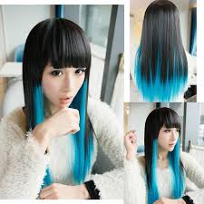 «half & half blue|black by shannon #schwarzkopfprofessional #hair #suttoncoldfeildhairdressers…» Half Blue Half Black Hair Quaebella