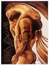 African American Romantic Artwork Black Love Art African American Art Black Art