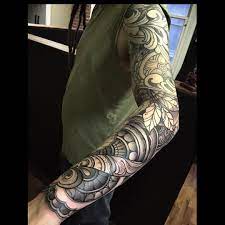 Laura Jade On Instagram Just A Couple More Sessions Left On This Sleeve It S Been A Fun One I Love My Job Workin Filagree Tattoo Tattoos Badass Tattoos