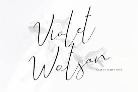 This demo font is for personal use only! Violet Watson Script Font Yr In 2020 Handwritten Fonts Script Fonts Script