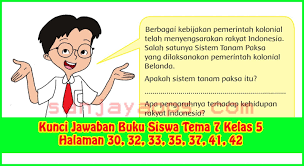 Peristiwa kebangsaan fokus pembahasan subtema 1 pembelajaran 3 dan 4 halaman 41 42 46 47. Kunci Jawaban Buku Siswa Tema 7 Kelas 5 Halaman 30 32 33 35 37 41 42 Sanjayaops