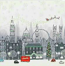 Snowy London London Christmas Christmas Art London Art