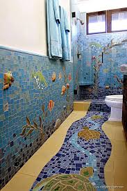 Ceramic Tile Meet The Material Home Improvement Blog Mosaic Bathroom Ceramic Tile Art Mosaic
