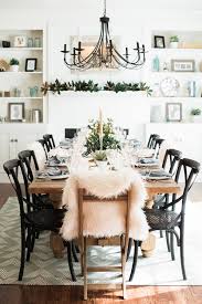Gorgeous french farmhouse christmas dining room! Southern Newlywed Dining Room Inspiration Southern Weddings