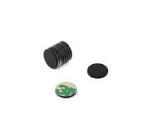 N42 Black Epoxy Adhesive Magnet - 3/8 in. x 1/32 in. - 1.27 ...