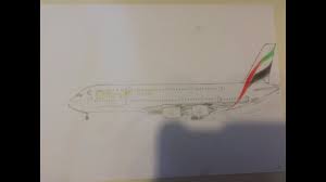 In this tutorial, our lesson is how to draw. Lets Draw The Emirates A380 Youtube