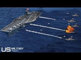 Stennis and escort ships have entered the area of an iranian naval exercise east of the strait of hormuz.kapitanets said the us naval force would smash the iranian coastal installations.the iranian navy is coastal and can protect the country's interests in the coastal waters. The Iranian Ships Fire Rockets As Us Navy Aircraft Carrier Enters Persian Gulf Youtube