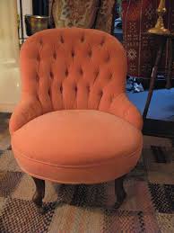 Apricot Velvet Boudoir Chair So Sweet 275 00 Via Etsy Stylish Furniture Chair Cool Furniture