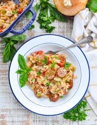 It's where our unexpected flavor combinations become your creative creations. Dump And Bake Italian Sausage Recipe With Rice The Seasoned Mom