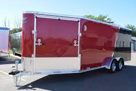 One inexpensive if you stain or paint or put bedliner on your floor arnt you sealing the plywood. Aluminum Snowmobile Utv Trailers Custom Enclosed And Open Trailers